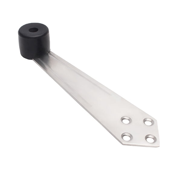 Steel Door Stoppers Heavy Duty Floor Mount Door Stop Elegant Floor Door Stop Simple Installation for Homes & Office Use