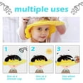 thumbnail image 5 of Hair Washing Hat Shower Bath Silicone Cap Soft Adjustable Visor Head Protector Shampoo Cap, 5 of 5