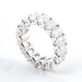 thumbnail image 6 of Oryn Jewelry 1.9 Ct Oval Cut Moissanite Ring – 14K White Gold Plated Eternity Band – Elegant Wedding Jewelry – Engagement Ring for Her, 6 of 6
