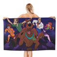 thumbnail image 2 of Toalla de playa Scooby Doo Toalla de baño Multifuncional Popular Tamaño grande Anti-arena Secado rápido Absorbente Suave al tacto Viajes Hogar, 2 of 5
