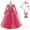 Dress+Accessory, variant on HAWEE Girls Princess Costume Sleeping Princess Dress Up with Accessories for Halloween Cosplay Carnival Party