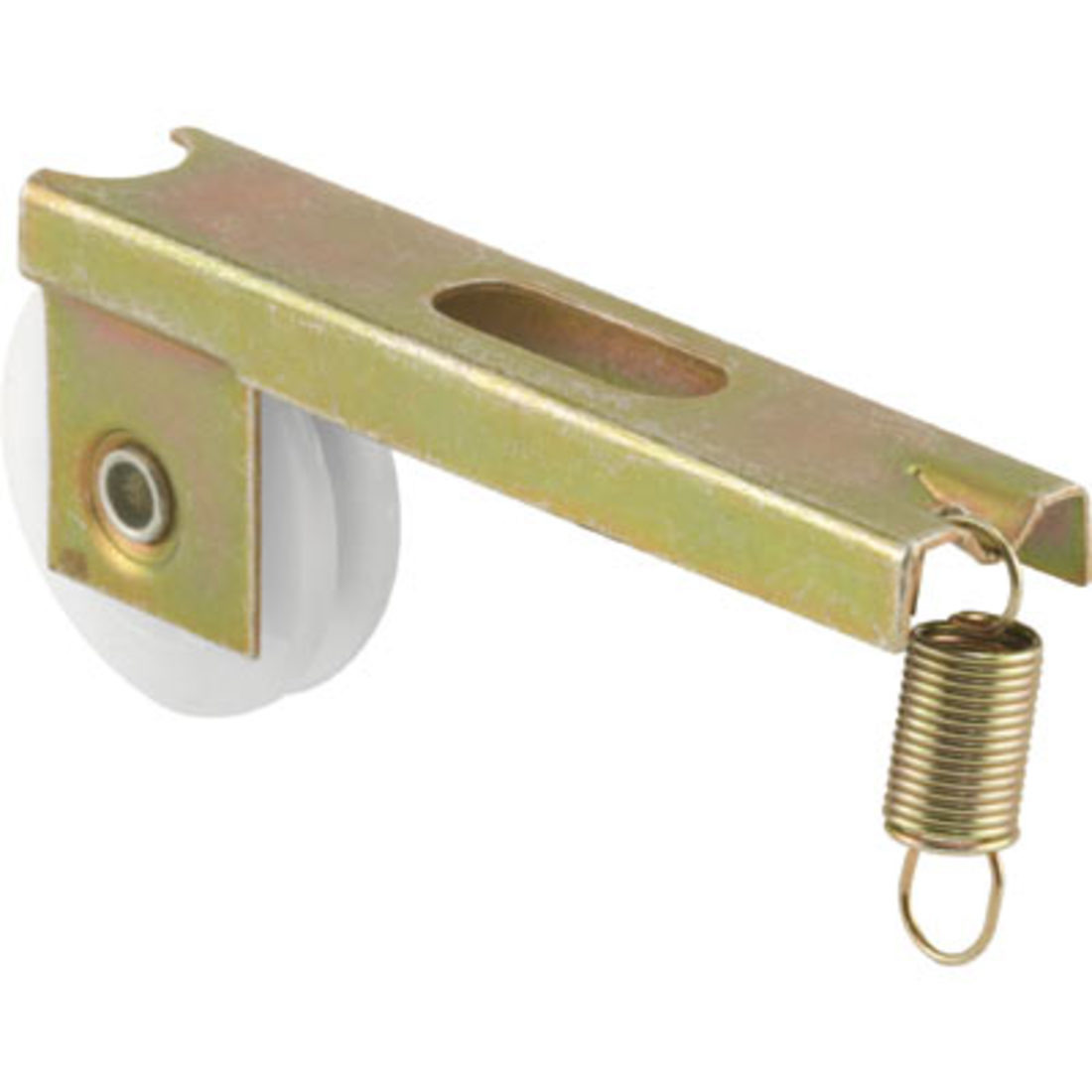 CRL 1" Nylon Center Groove Sliding Screen Door Spring Tension Roller