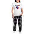 thumbnail image 5 of CafePress - Flag Map With Texas Women's Light Pajamas - Women's Short Sleeve Print T-Shirt and Pants Light Cotton Pajama Set, 5 of 7