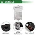 thumbnail image 4 of Resistor del motor del soplador HVAC Unique Bargains para Mercedes Actros MP2 / MP3 y Man TGX TGS TGA TGM Metal ABS No.A0108202810 tono plateado, 4 of 6