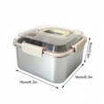 thumbnail image 3 of Justharion Microwave Heated Lunch Box Food Storage Container For Fresh Meals Heated Lunch, 3 of 4