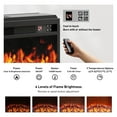 thumbnail image 2 of CHITOOMA Fireplace tv Stand with LED up to 75 inch, Gray, 2 of 8