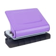 thumbnail image 2 of Perforadora de papel portátil de 10 agujeros, manual, resistente, reutilizable Violeta, 2 of 9