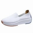 thumbnail image 2 of Slip On Shoes Women Comfortable Arch Support Loafer Shoes Mesh Casual Flat Walking Sneakers Running Shoes Clearance Sale, 2 of 4