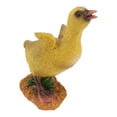 thumbnail image 2 of Estatua de patito de resina, adorno, figura de pato pequeño, artesanía para escritorio, decoración de jardín al aire libre, pato gris, 2 of 14