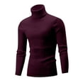 thumbnail image 4 of Qingpeng Men's Slim Fit Turtleneck Sweater Casual Pullover Knitted Sweaters, 4 of 6