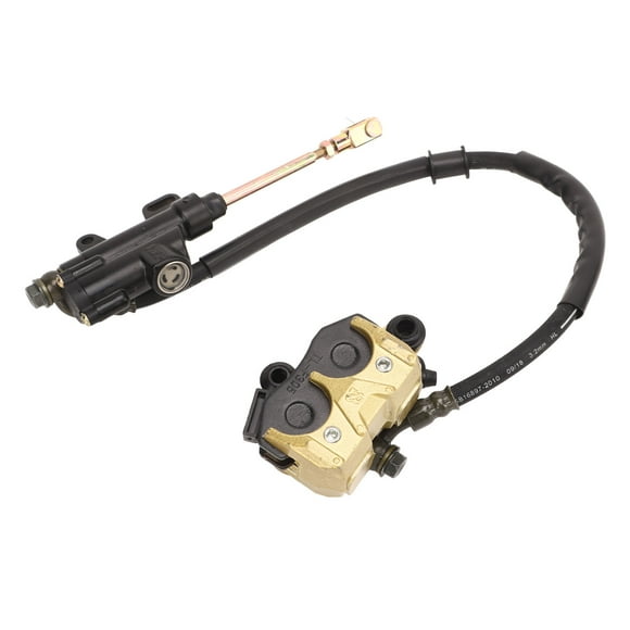 Hydraulic Rear Disc Brake Caliper, Deformation Proof Rust Disc Foot Brake Pads For Trail Bike