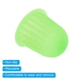 thumbnail image 4 of Protector de punta de dedo de silicona Uxcell, guardia de pulgar, tamaño grande, color verde, paquete de 10, 4 of 5
