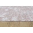 thumbnail image 7 of Woven Area Rug, 5' x 8' Area Rugs with Rubber Antislip Back, Soft Floor Carpet for Living Room Bedroom Office, Machine Washable Rugs, Pink, 7 of 7