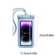 thumbnail image 4 of Funda impermeable para teléfono con compatibilidad táctil, cordón para natación, flotación, playa, actividades al aire libre, compatible con varios tamaños de teléfonos inteligentes, negro., 4 of 9