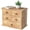 Light Burnt Brown, variant on Oak Desk Organizer with Drawers, Durable Wooden Desktop Storage Box with Metal Handles & Non-Slip Silicone Pads, 4 Drawer Tabletop Organizer for Office, Bedroom, Bathroom, Vanity, and Makeup – Walnut