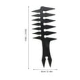 thumbnail image 2 of LOLIPPYY 2Pcs Wide Tooth Hair Styling Comb Hair Salon Supplies Hairdressing Tool in White, 2 of 8