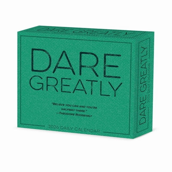 Dare Greatly 2026 Box Calendar, (Paperback)