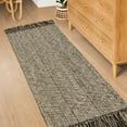 thumbnail image 7 of SUNDEREY 2'x5' Washable Runner Rug,2x5ft Bohemian Hallway Runner, Cotton Woven Reversible Entryway Rug, Modern Stain Resistant Boho Rug Low-Pile Throw Rug for ‎Dining Room Office,Black, 7 of 7