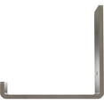 thumbnail image 4 of Ekena Millwork 2"W x 6"D x 5 1/2"H Steel Hanging Shelf Bracket, Hammered Silver, 4 of 10