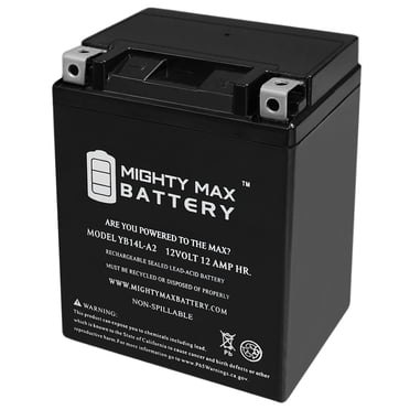 YB14L-A2 Batterie 12V 12Ah pour Honda 750 CB750K Four 1969-1982