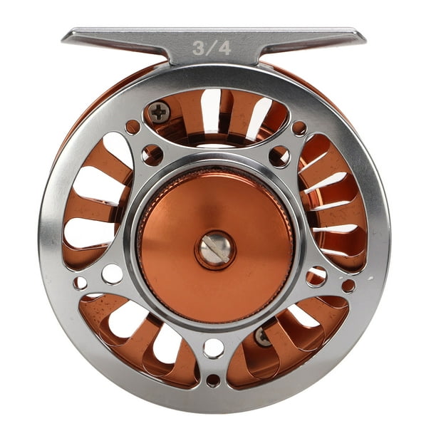 Fly Fishing Reel, Oxidation Treatment 2 Colors 3 Bearings Metal Fly Reel  Efficient Braking For Outdoor Fishing 