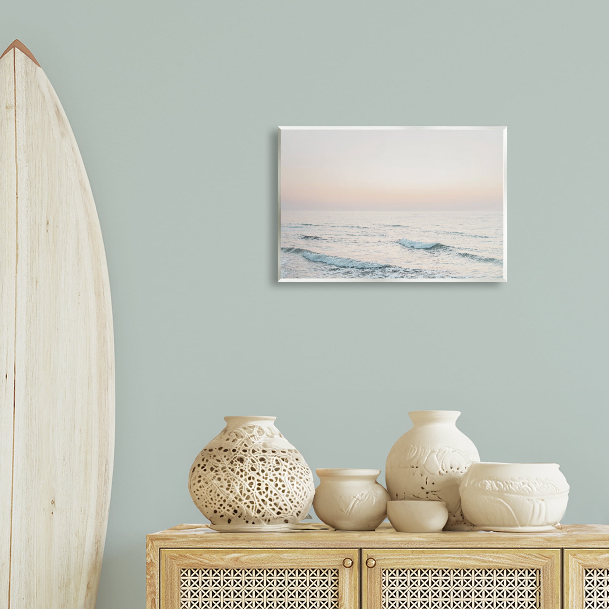 Stupell Industries Rolling Waves At Dawn Coastal Photography Unframed Art Print Wall Art, 19 x 13