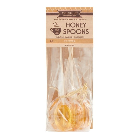 Melville Clover Honey Spoons 2.4 oz Pack of 3