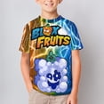 thumbnail image 2 of Kids Blox Fruit T-Shirts, Youth SmokeFruit T-Shirts, Casual Crew Neck Shirts for Boys Girls, Fashion 3D Print Short Sleeve Tee, 2 of 9