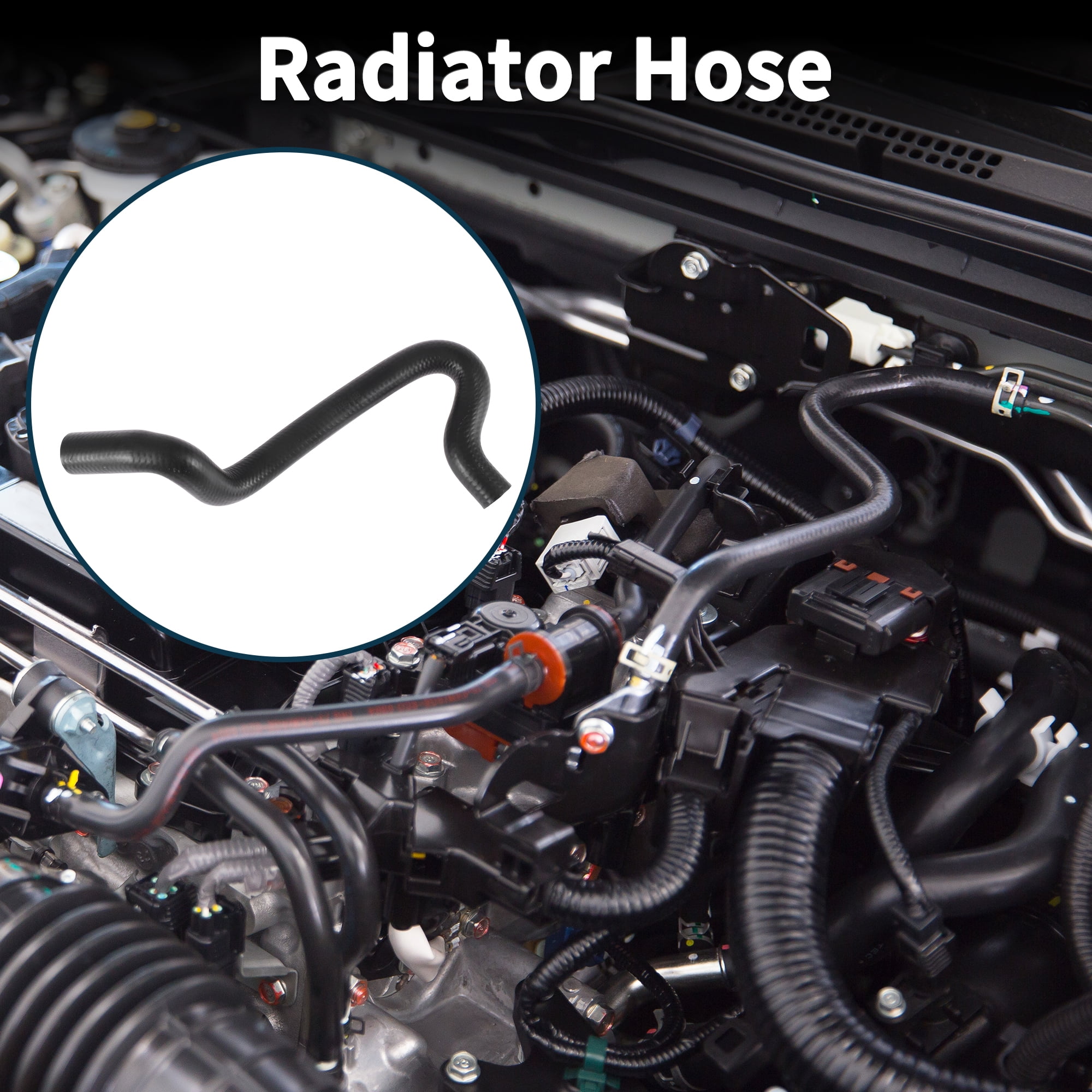 Unique Bargains Coolant Radiator Hose Rubber Pipe for Volvo XC90 2007 30792244
