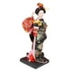 thumbnail image 4 of Muñeca geisha japonesa étnica, figura coleccionable, adorno de 23 cm, estatua artesanal de mujer, muñeca kimono para mesa, estante, regalo para niños Estilo J, 4 of 8