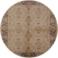 thumbnail image 1 of Ahgly Company Tapis Rond Intérieur Moderne Mi-Siècle Marron Oriental, 4 Pieds Rond, 1 of 6