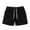 Black, variant on Taqqpue Mens Shorts Casual Adjustable Elastic Waist Drawstring Shorts Summer Beach Vacation Short with Pockets
