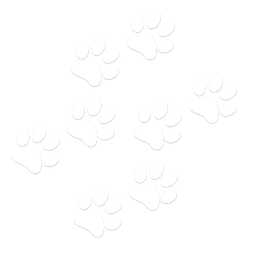 Window Paw Sticker Cute Pattern Paw Decal Sticker Easyinstallation Cat