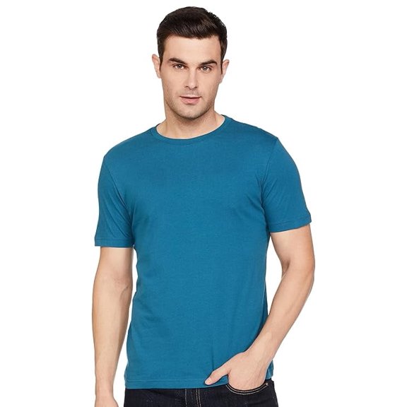 Symbol Men's Solid Cotton T Shirt | Round Neck | Half Sleeve | Plain-Regular Fit (Available in Plus Sizes)