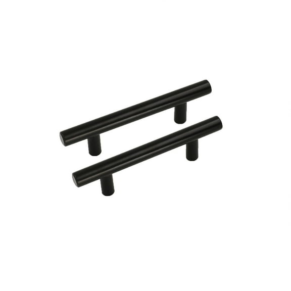Fitviso 10 Pack 3.25 inch(Center to Center) Matte Black Cabinet Pulls