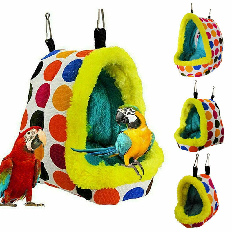 Bird LionAnimal Strip MEDIUMHanging Hut Happy Hut Tent Plush Parrot Toy Bunk Bed 