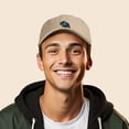 thumbnail image 3 of Dalix Chameleon Cap Embroidered Mens Cotton Dad Hat Baseball Hat in Khaki, 3 of 5