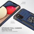 thumbnail image 3 of NIFFPD Galaxy A02S Phone Case Samsung A02S Case Magnetic Car Mount Ring Kickstand Cover Case Samsung Galaxy A02S Blue, 3 of 7
