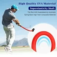thumbnail image 4 of Golf Swing Trainer Warm-up Training Soft Stick 58-F blue, 4 of 6