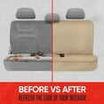 thumbnail image 7 of Motor Trend AquaShield Waterproof Rear Split Bench Seat Covers for Trucks Rear Seat Cover Only - Beige Car Seat Covers, Back Seat Covers Only - Durable Neoprene Spill Resistant for Kids & Dogs, 7 of 7