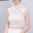 thumbnail image 5 of Vintage Detachable Classic Lace Fake Collar Blouse False Collar Sweater Decoration Collar Tie WHITE L, 5 of 8