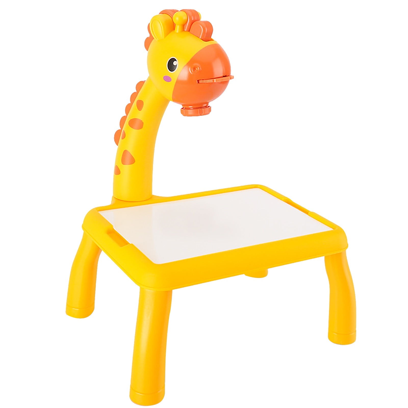 Kids Giraffe Projector Painting & Drawing Table Set - 24 Patterns Toys  Projector Painting Early Learning Erasable Writing and Drawing Board