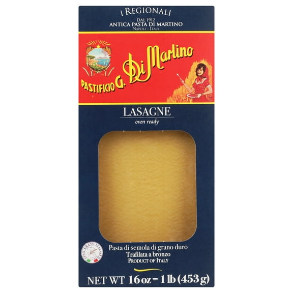 (Pack of 12), Di Martino Lasagna Pasta, 1 lb