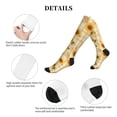 thumbnail image 5 of Picia Coffee Plaid Sunflower Printed Sports Compression Socks - 15-20mmHg Graduated Compression, High-Performance Soft and Breathable Socks for Men and Women, 5 of 5
