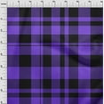 thumbnail image 4 of oneOone Silk Tabby Medium Purple Fabric Tartan Craft Projects Decor Fabric Printed By The Yard 42 Inch Wide, 4 of 4