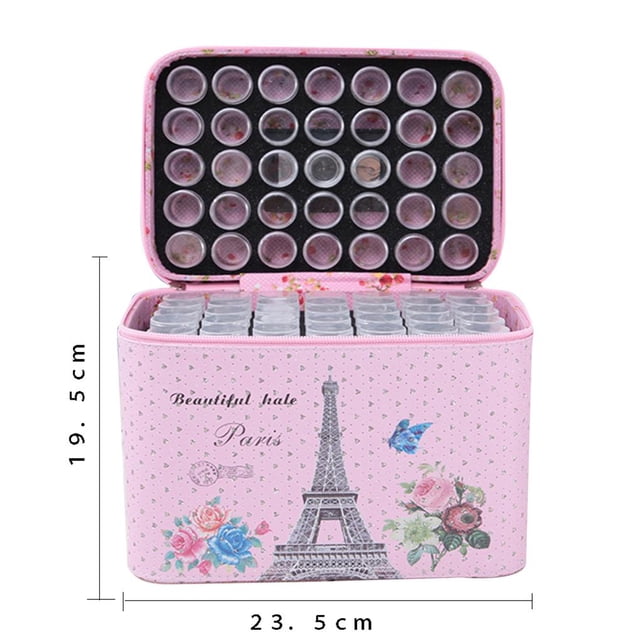 Contenedores De Almacenamiento De Pintura De Diamantes, 140 Ranuras, Bordado De Diamantes, Accesorios De Pintura, Organizador De Cuentas De Joyería Yuarrent HA023608-00