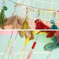 thumbnail image 4 of Cat Toy Wand Interactive Faux Feather Kitten Play Wand Cat Stick Toy with Bell, 4 of 10