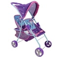thumbnail image 1 of Doll Stroller 509 Crew Mermaid Twin con toldo retráctil, 1 of 6