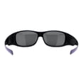 thumbnail image 2 of Polarized 60mm Classic Fit Over Wrap Rectangular Sunglasses Purple Black, 2 of 4