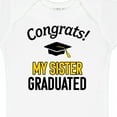 thumbnail image 4 of Inktastic Congrats My Sister Graduated with Cap Boys or Girls Baby Bodysuit, 4 of 5